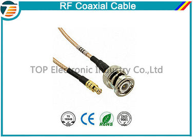 Câble coaxial de liaison sans fil de la perte rf de puissance élevée bas haute tension de 50 OHMS