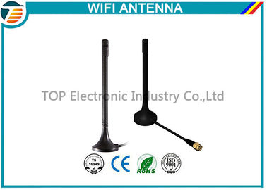 Antenne haute puissance de 3 gigahertz Wifi de Dbi 2,4 avec le support bas magnétique